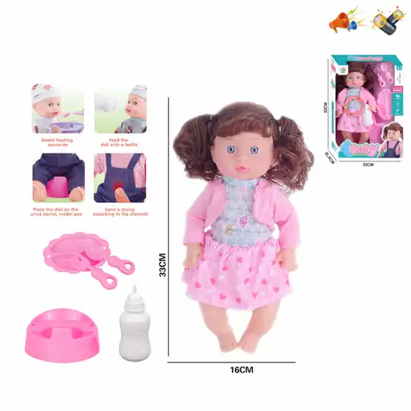 Кукла со звуками и аксессуарами