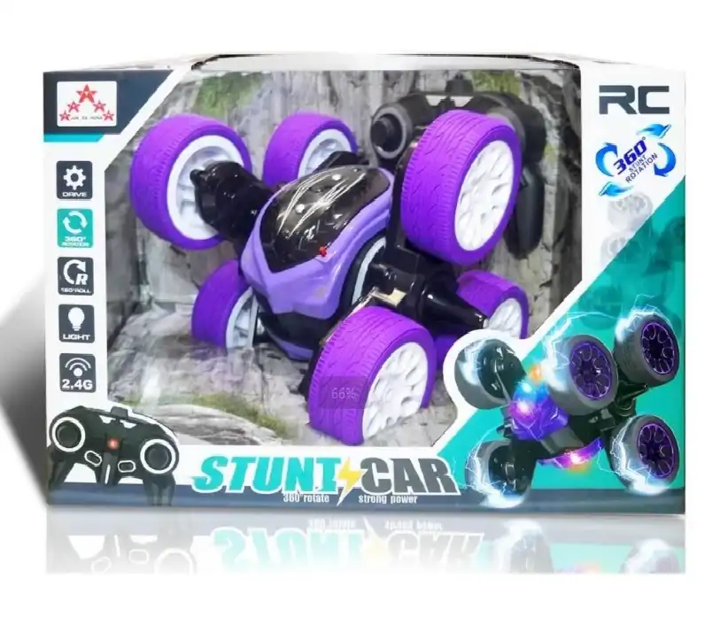 Masina stunt cu R/C (Cutie deteriorată)