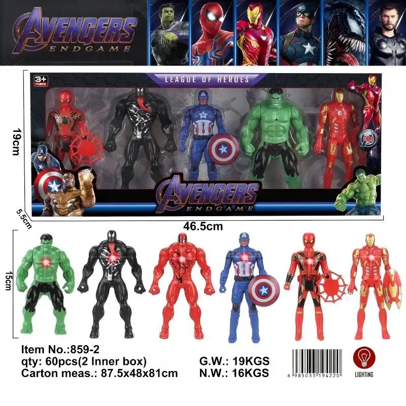 Set eroi (5pcs) (Cutie deteriorată)