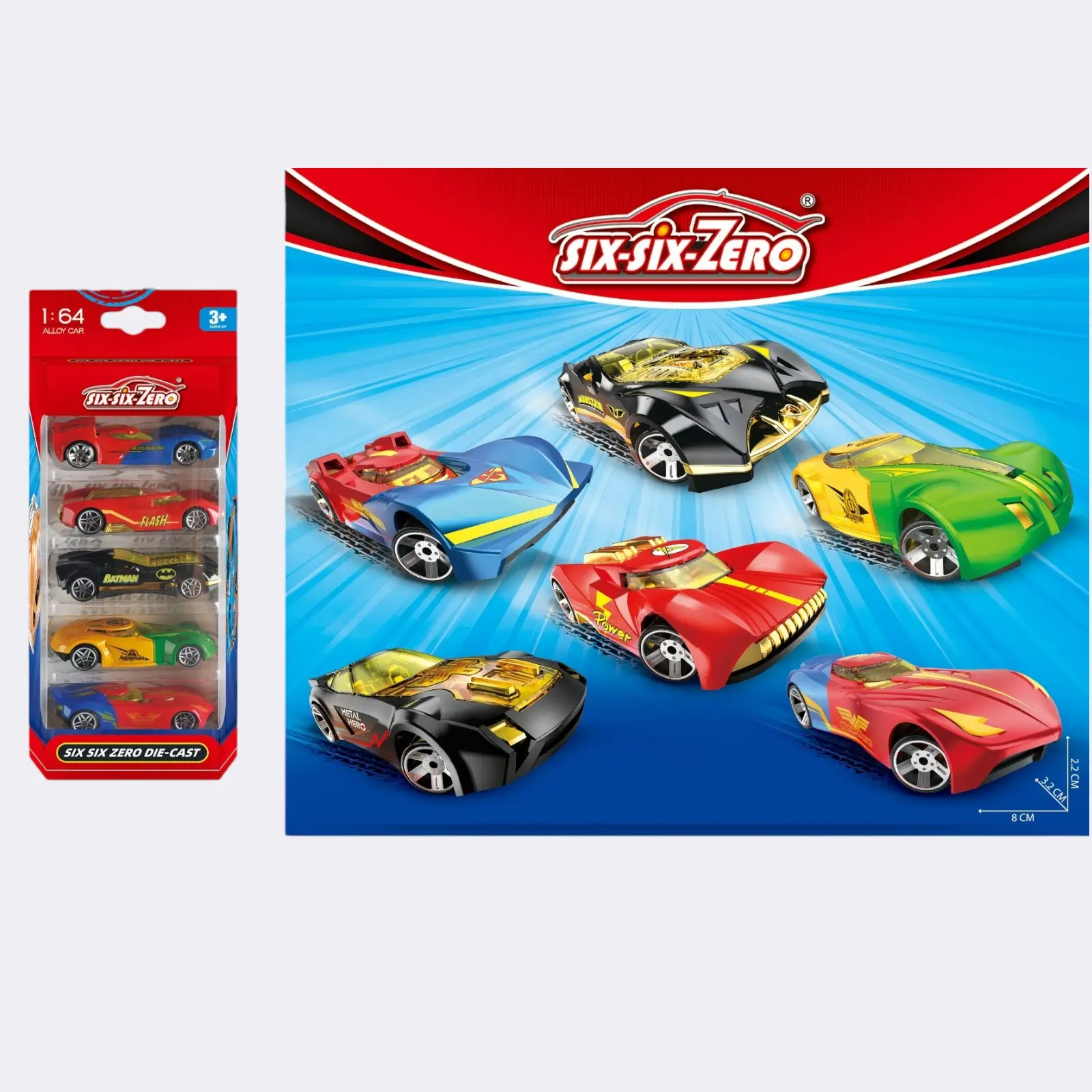 Set masini din metal (5buc) cu inertie