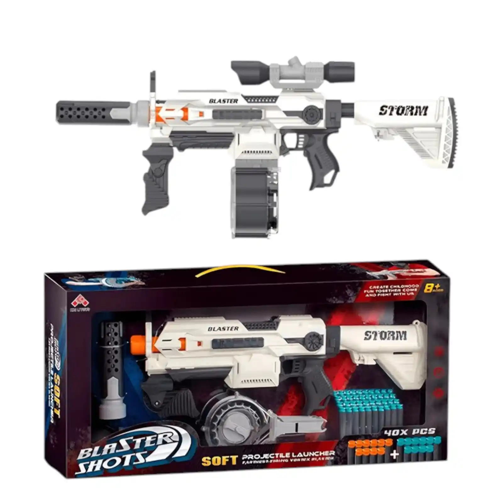 Пистолет с мягкими пулями (механический)