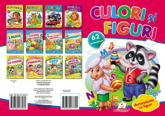 Activitati distractive - Culori si figuri 62 autocolante
