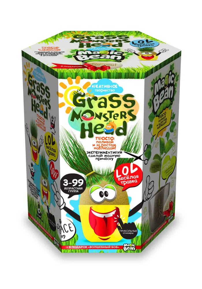 Set creatie ( GRASS MONSTERS HEAD )