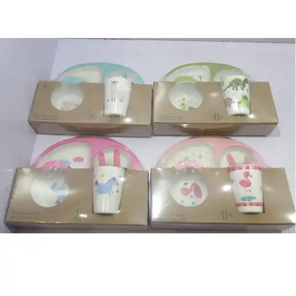 Набор посуды из бамбука