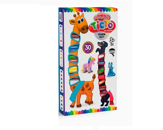 Set de creatie Aluat pentru modelare   MASTER DO,  30 culori econom