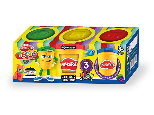 Set Creatie ( Aluat pentru modelare MASTER DO ) (caldarusa 3buc.X50g)19