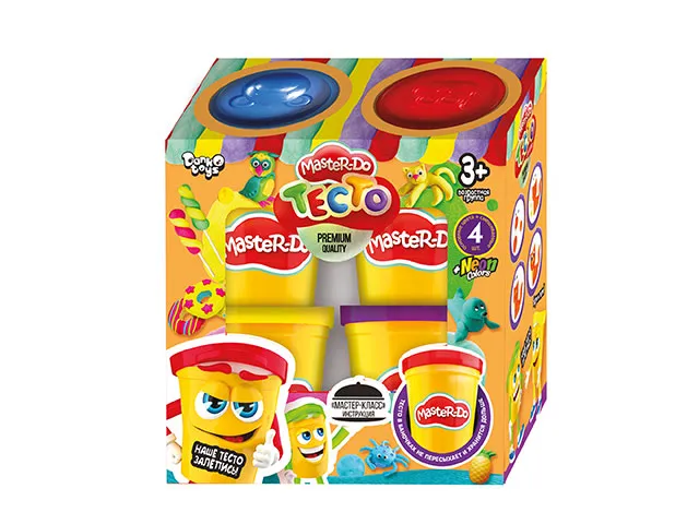 Set Creatie ( Aluat pentru modelare MASTER DO ) (caldarusa 4buc.X50g) 19