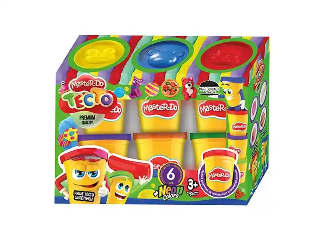 Set Creatie ( Aluat pentru modelare MASTER DO ) (caldarusa 6buc.X50g) 19