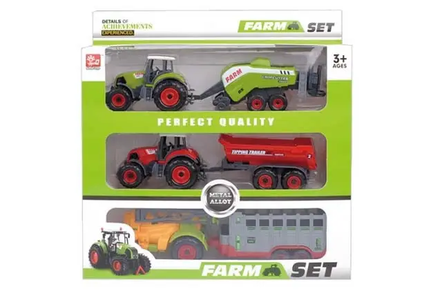Set tractor din metal (3 buc) 21