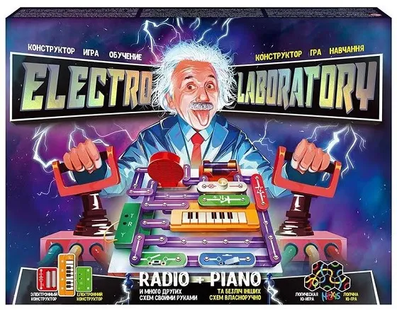 Set de creatie Constructor Electronic  "Electro Laboratory. Radio+Piano"