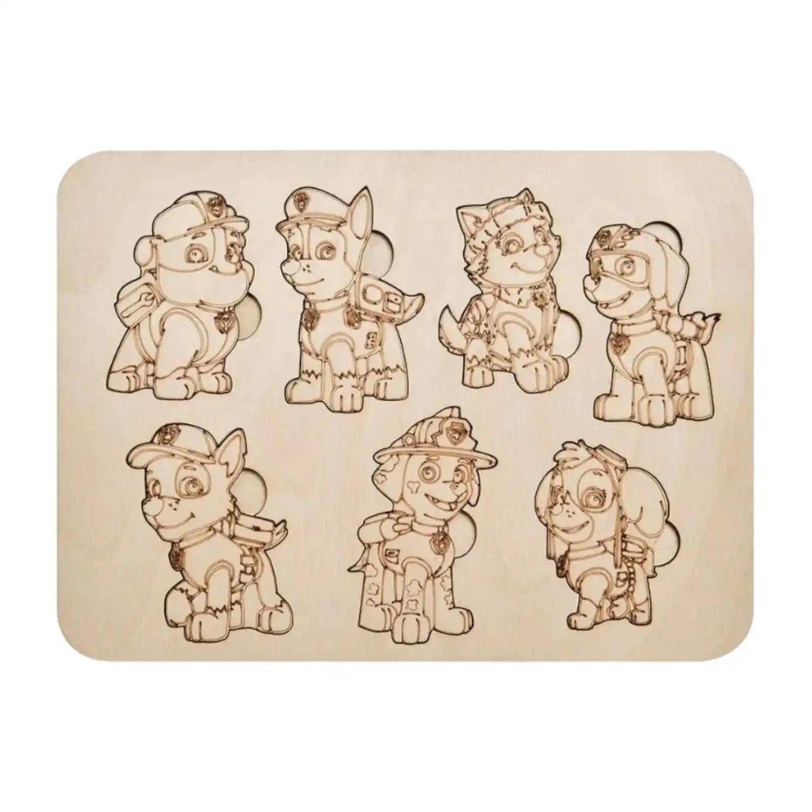 Деревянный пазл ( ПАТРУЛЬ КАТЕГОРИЙ )