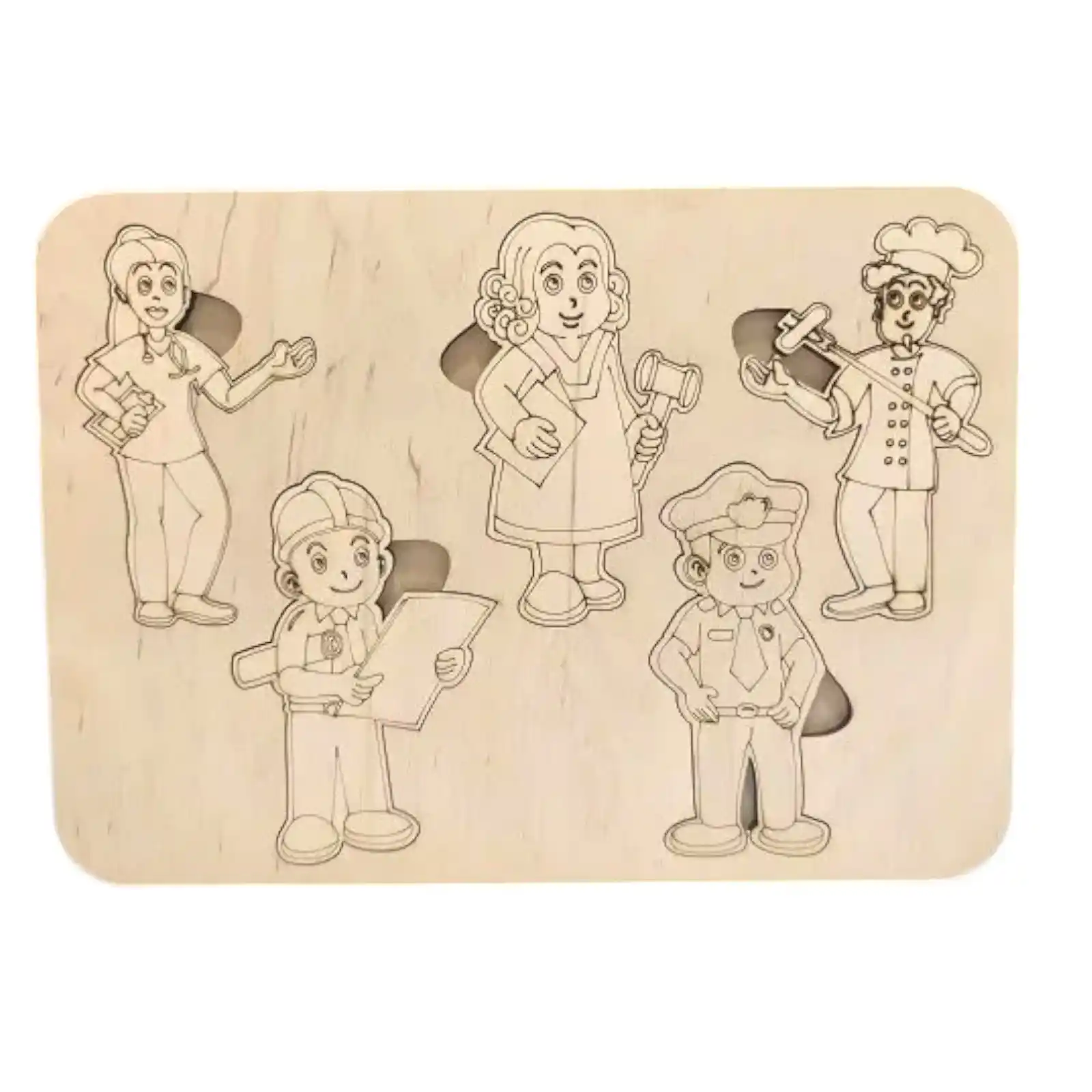 Деревянный пазл ( PROFESII 1 )