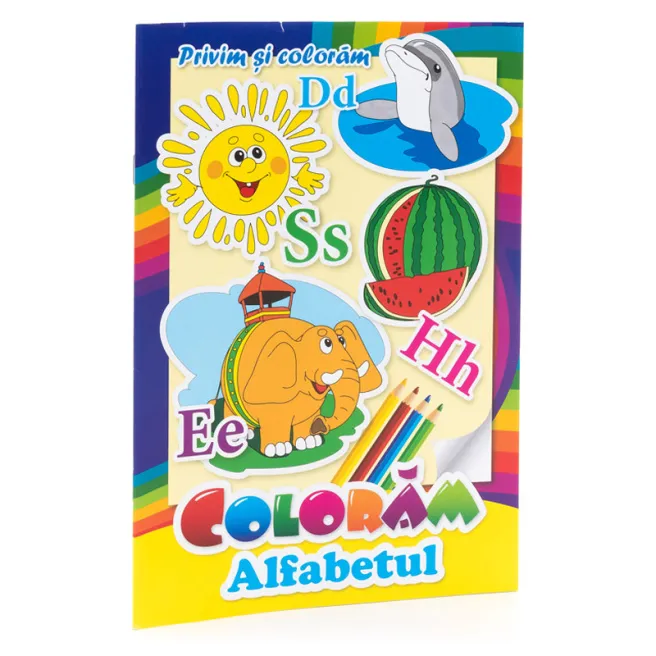 Privim si coloram - Alfabetul