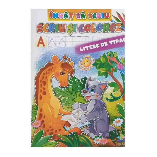 Invat sa scriu A4 - Litere de Tipar