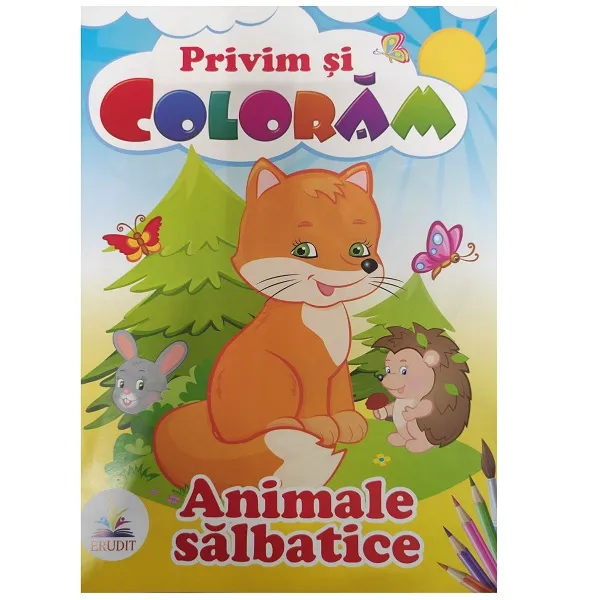 Privim si coloram - Animale salbatice