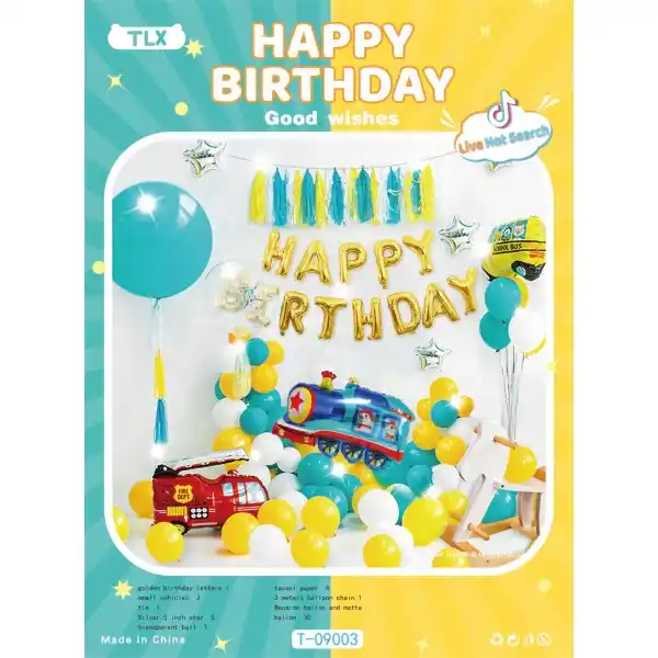 Set baloane Party pentru baieti 45