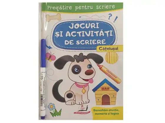 Jocuri si activ. de scriere Catelus 46