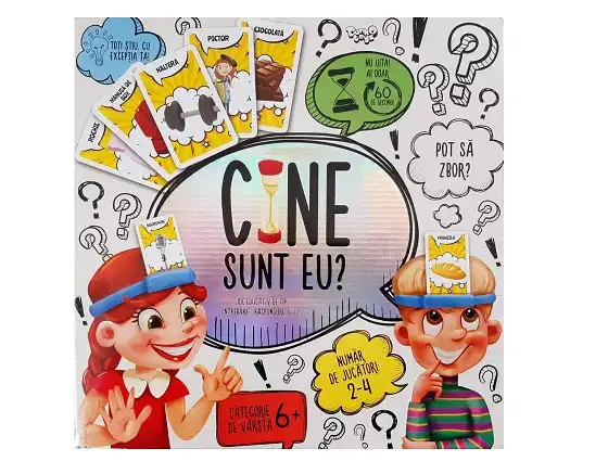 Средняя настольная игра (КТО Я?) (помятая коробка ) ПЗУ