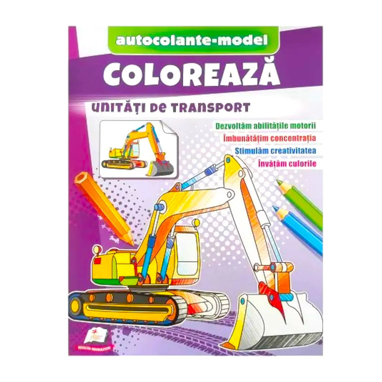 Coloreaza+autocolante - Unitati de transport