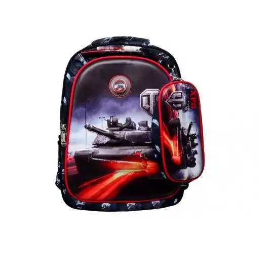 Ghiozdan anatomic cu desen 3D