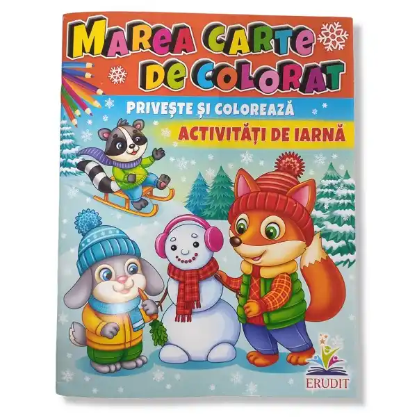 Privește și colorează IARNA ERUDIT