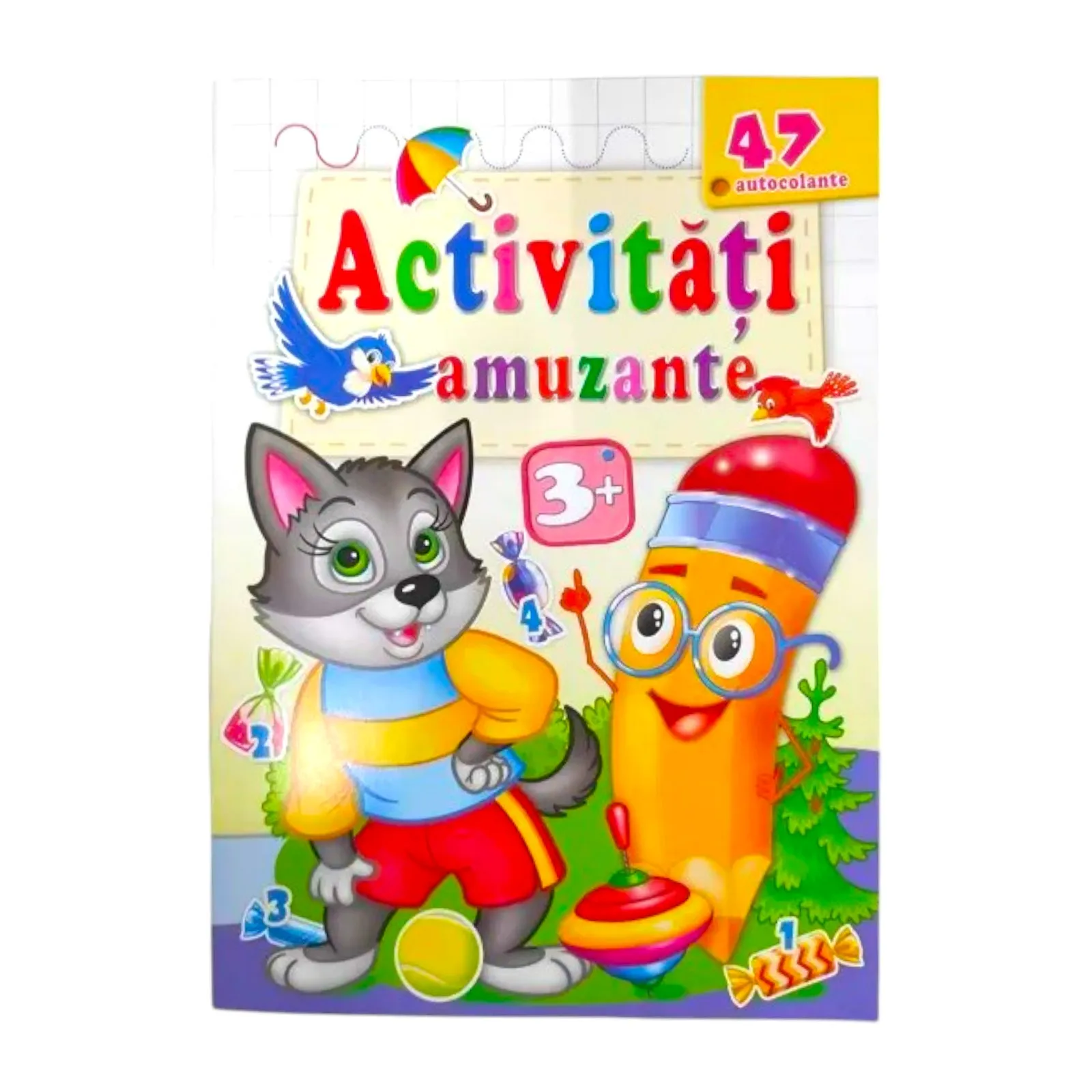 Activități amuzante - Lupul + autocolante