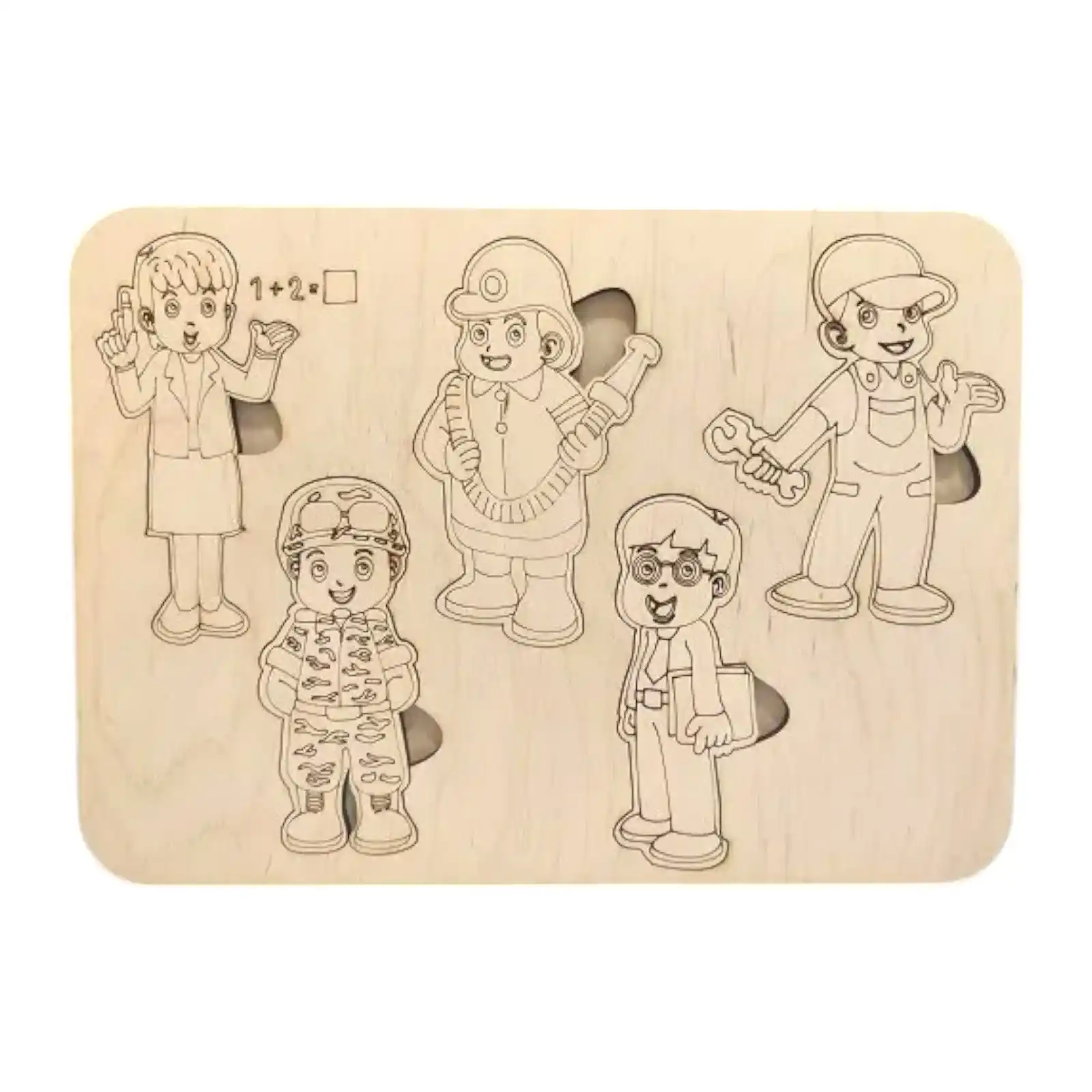 Деревянный пазл ( PROFESII 2 )