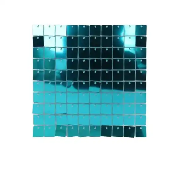 Декоративная стена голубая