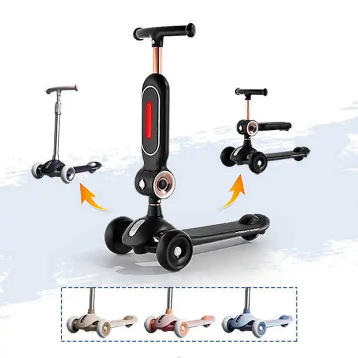 Самокат со звуком и светом