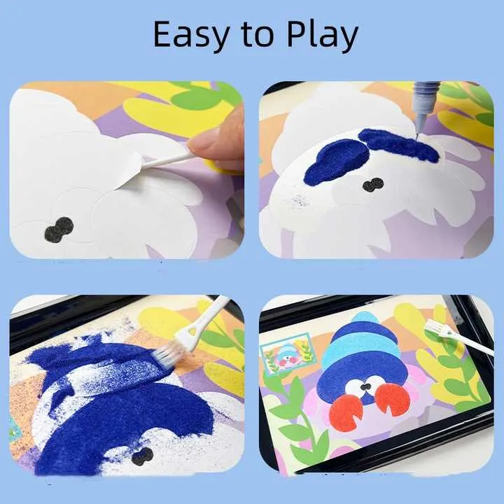 Set creatie cu nisip