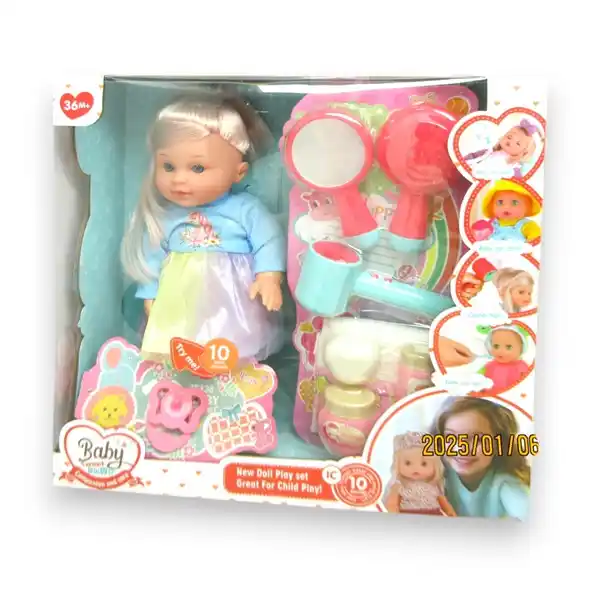 Кукла с аксессуарами и звуком