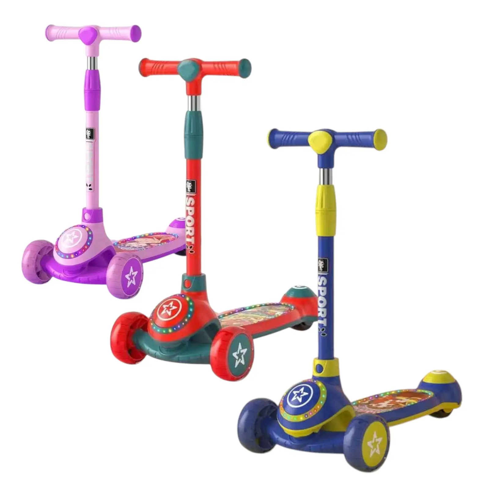Cumpara  Trotinete și penny board - Самокат со звуком и светом..