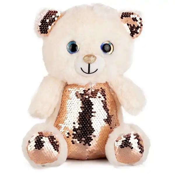 Мягкая игрушка Медведь с блестками  28 cm - 0.16 kg