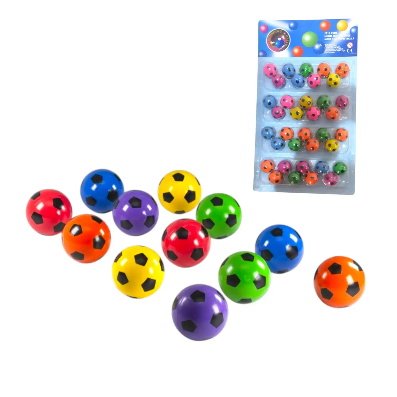 Набор мячей попрыгунчиков (30шт)