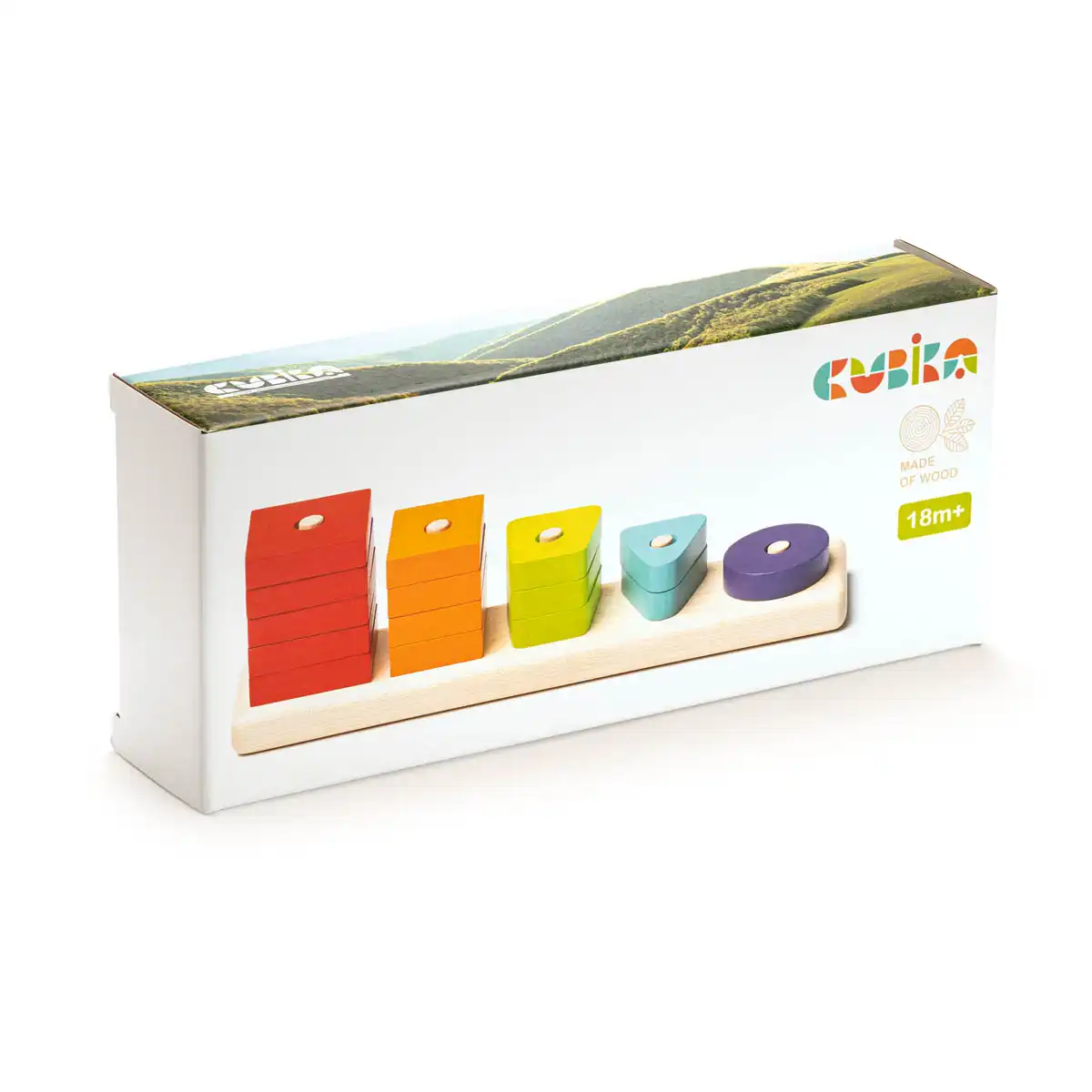 Логическая игра-сортер из дерева..