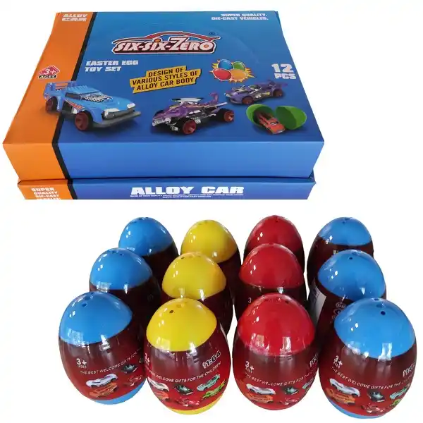 Set ou cu surpriza masina (1 buc)