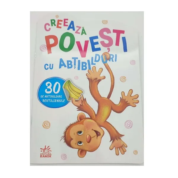 Creeaza povesti cu abtibilduri: Maimutica