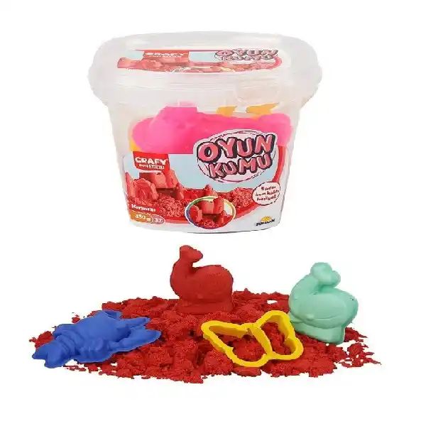 Набор кинетического кинетического песка красный (350гр)