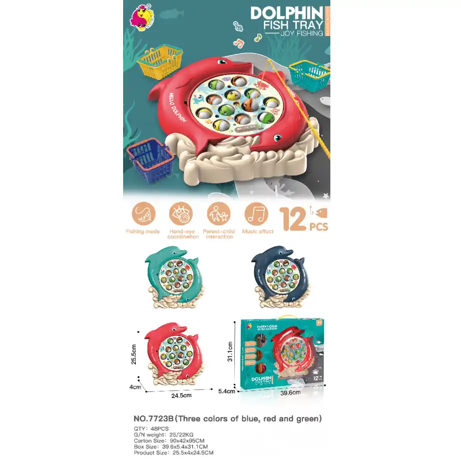 Set de pescuit cu sunet si lumini