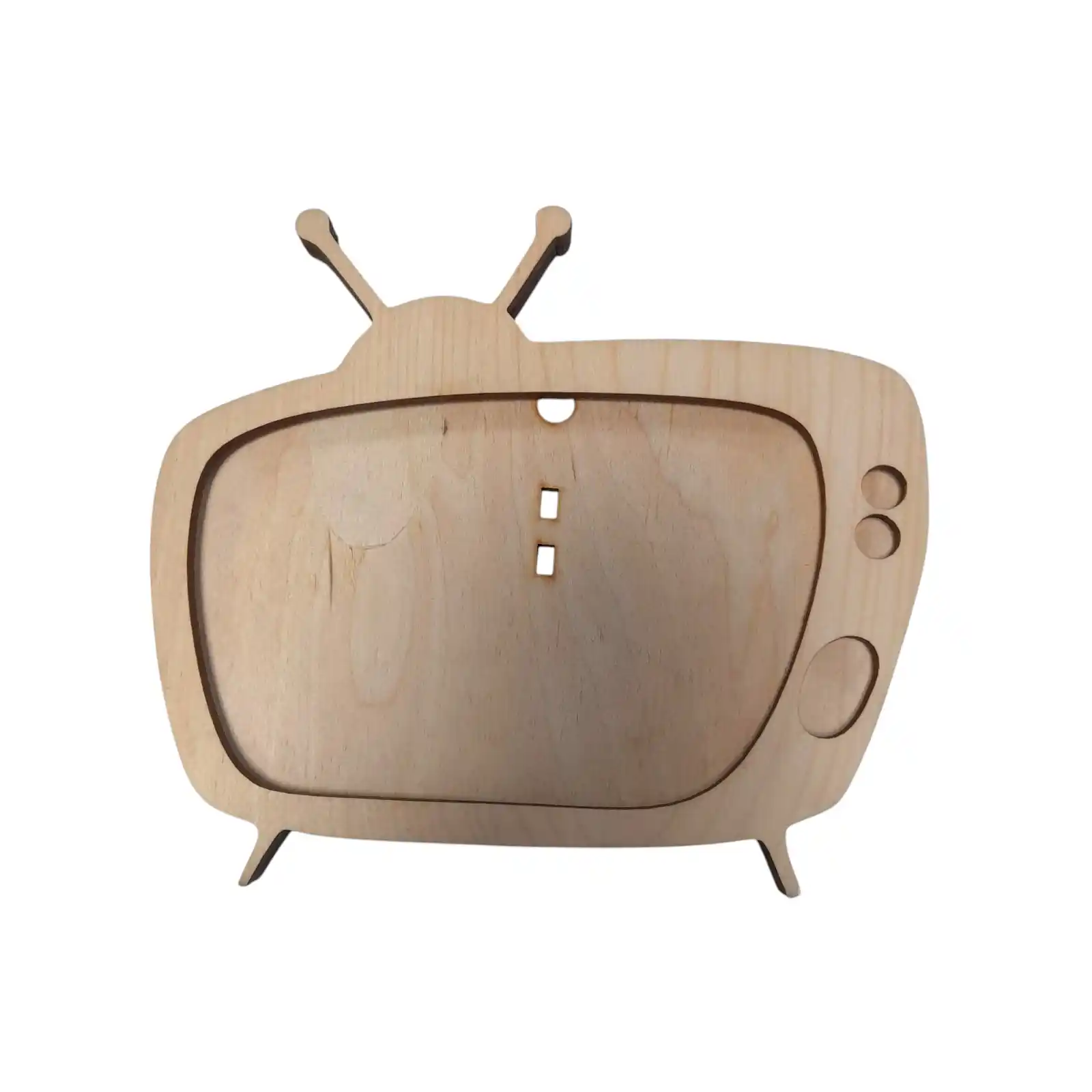 Рамка для фото (телевизор) цвет дерева коричневый (Части отсутствуют)