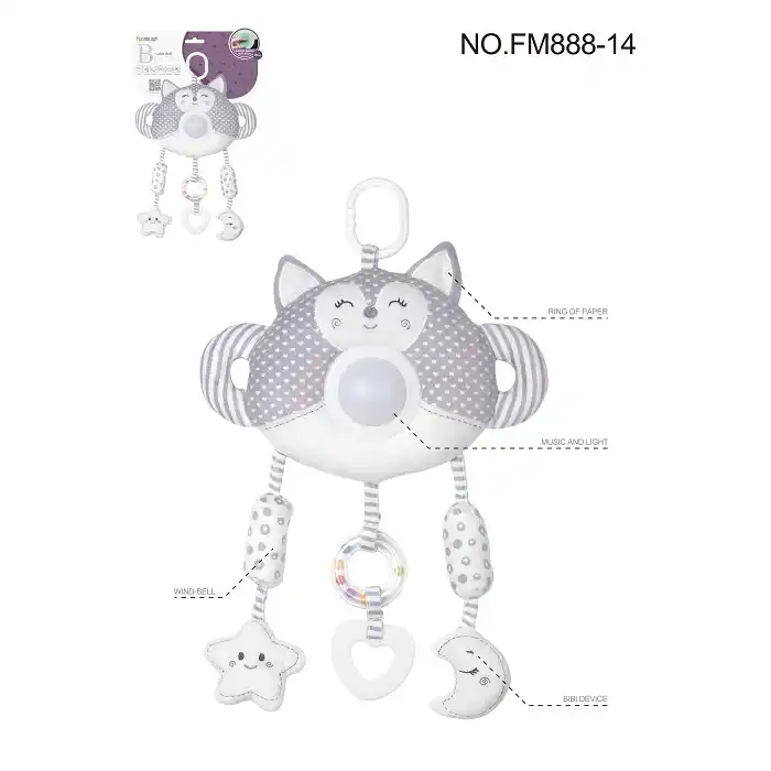 Jucarie moale interactiva Vulpita