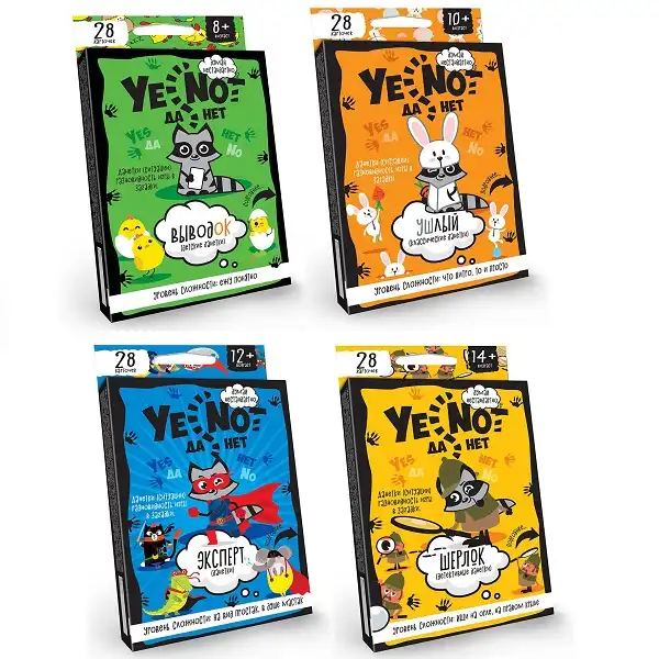Квест Карточная игра ( ДА-НЕТ ) (Поврежденная коробка)