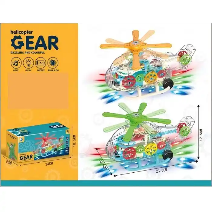 Elicopter cu muzica si lumini