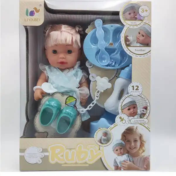 Papusa interactiva cu accesorii