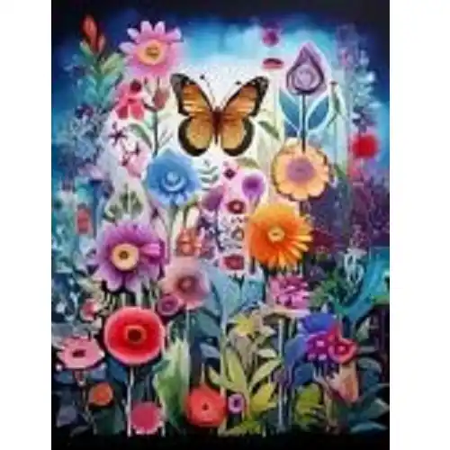 Diamond mosaic Flori (40*50)