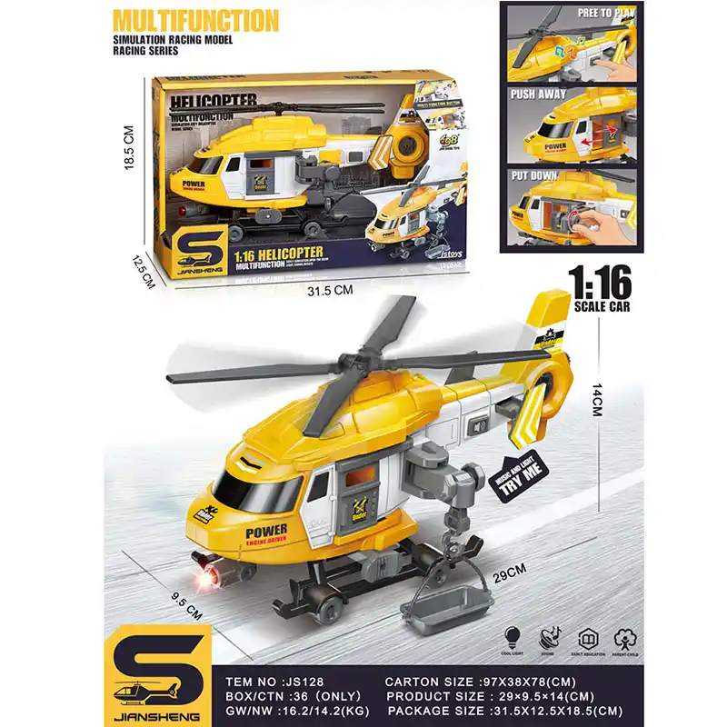 Elicopter cu sunet si lumini (instructiune in romana)