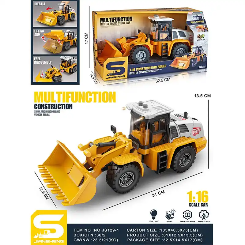 Masina pentru constructie cu sunet si lumini (instructiune in romana)