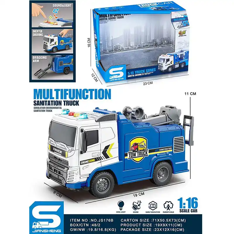 Masina autospeciala cu sunet si lumini (instructiune in romana)