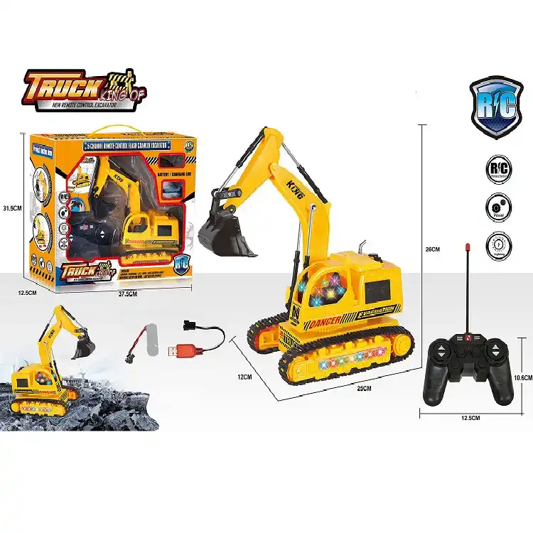 Masina excavator cu R/C (instructiune in romana)