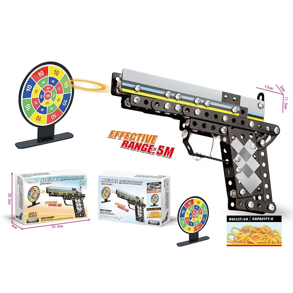 Constructor din metal 204pcs (instructiune in romana)